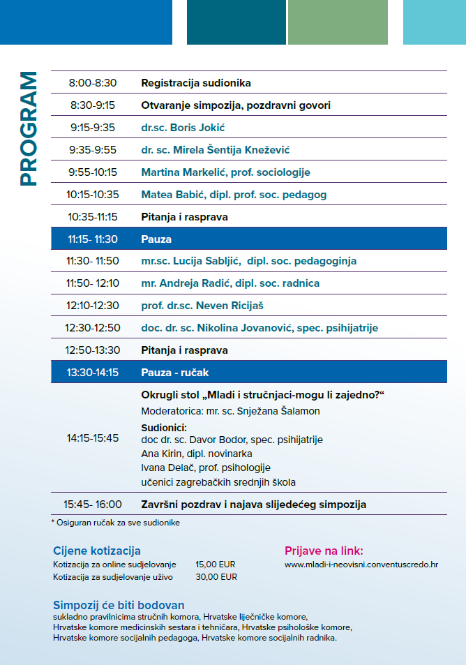 Mladi i neovisni - program